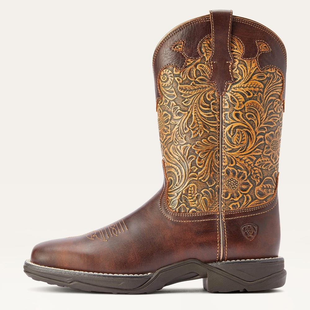 Ariat Floral Embossed Boots